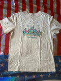 Disney White Christmas T Shirt - Womens Medium