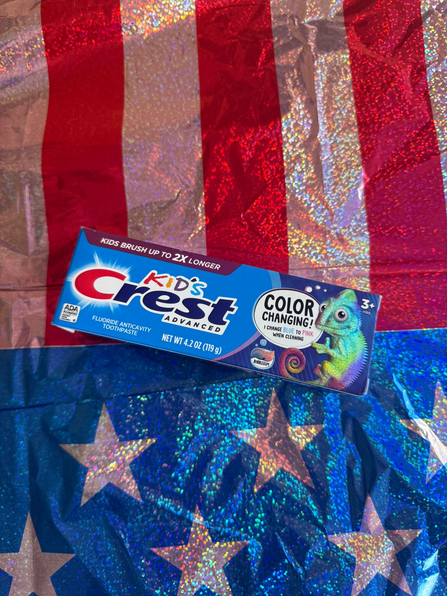 Kids Crest Colour Changing Toothpaste