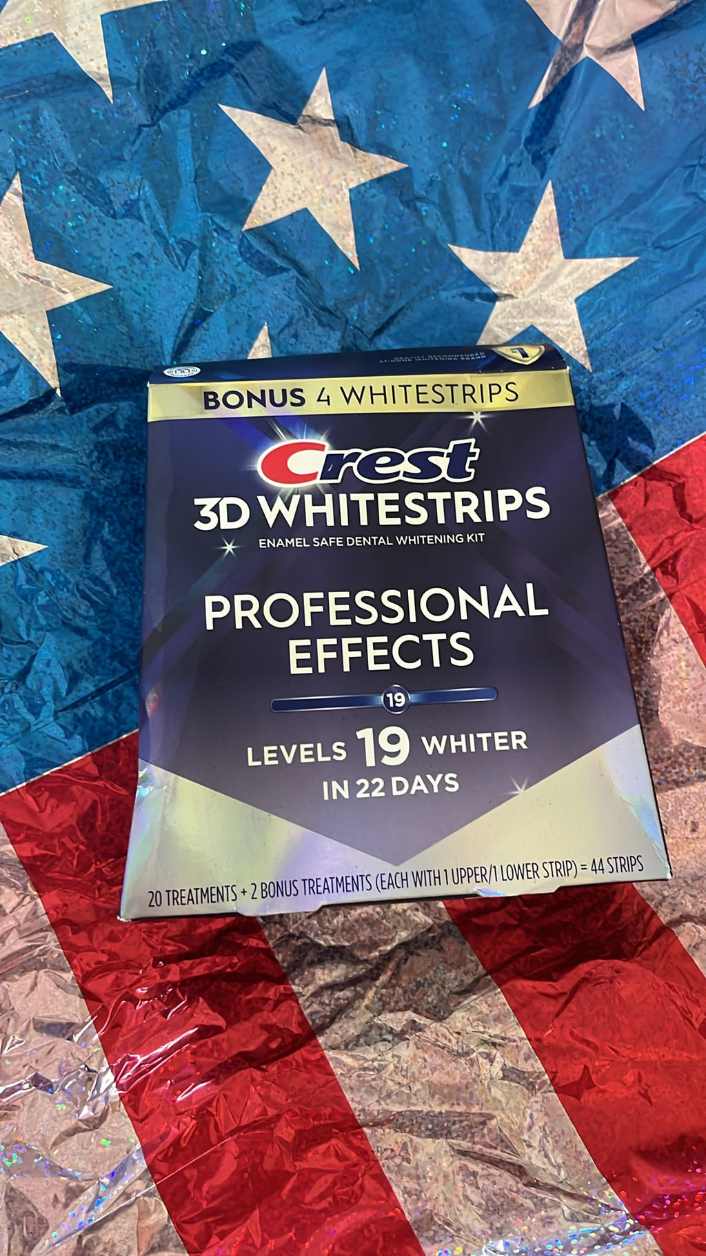 Crest Teeth Whitening Strips Professional Effects - 4 Bonus Strips