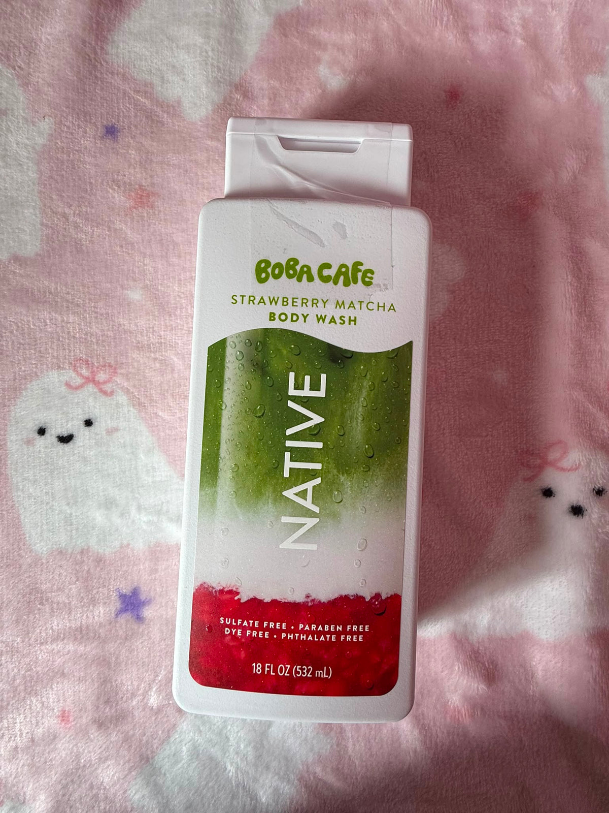 Native Bodywash - Boba Cafe Strawberry Matcha