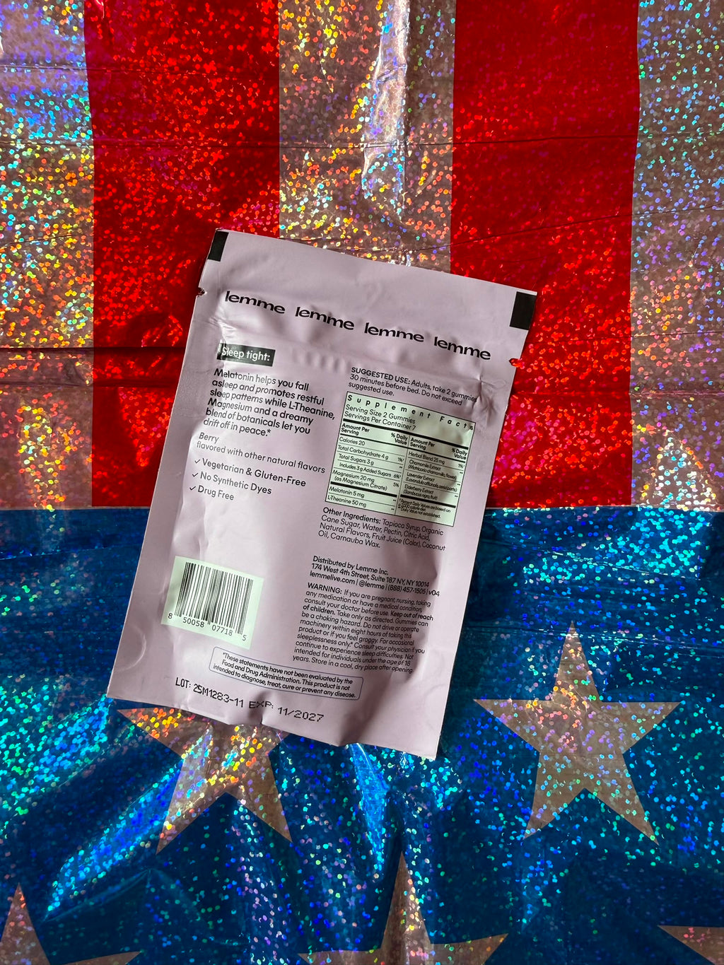 Lemme Sleep - Travel Pack - 7 Gummies